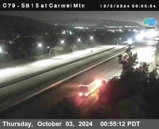 NB 15 at Carmel Mountain Rd.