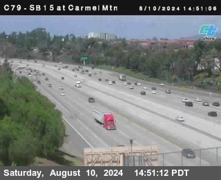 NB 15 at Carmel Mountain Rd.