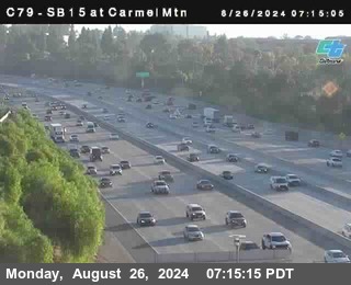 NB 15 at Carmel Mountain Rd.