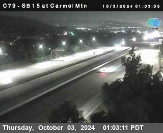 NB 15 at Carmel Mountain Rd.