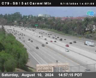 NB 15 at Carmel Mountain Rd.