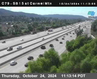 NB 15 at Carmel Mountain Rd.