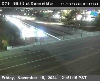 NB 15 at Carmel Mountain Rd.