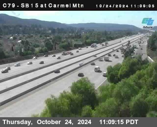 NB 15 at Carmel Mountain Rd.