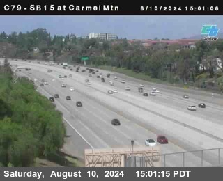 NB 15 at Carmel Mountain Rd.