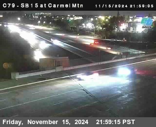 NB 15 at Carmel Mountain Rd.