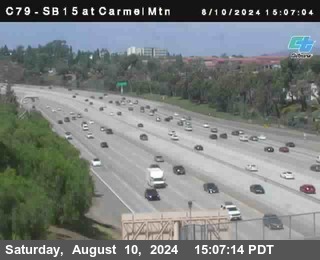 NB 15 at Carmel Mountain Rd.