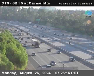 NB 15 at Carmel Mountain Rd.