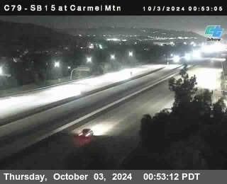 NB 15 at Carmel Mountain Rd.