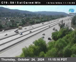 NB 15 at Carmel Mountain Rd.