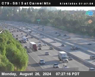 NB 15 at Carmel Mountain Rd.