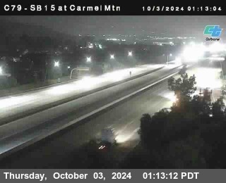 NB 15 at Carmel Mountain Rd.