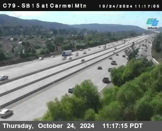 NB 15 at Carmel Mountain Rd.