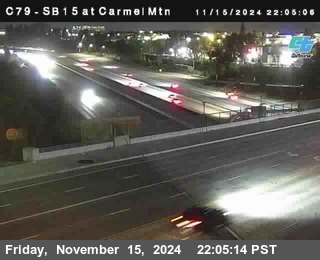 NB 15 at Carmel Mountain Rd.