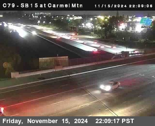 NB 15 at Carmel Mountain Rd.