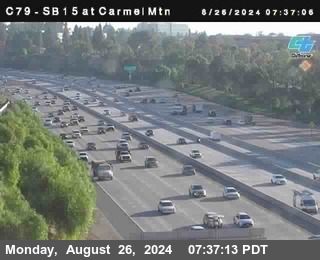 NB 15 at Carmel Mountain Rd.