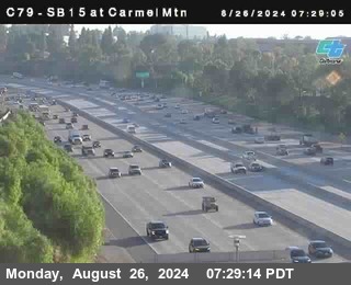 NB 15 at Carmel Mountain Rd.