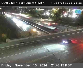 NB 15 at Carmel Mountain Rd.