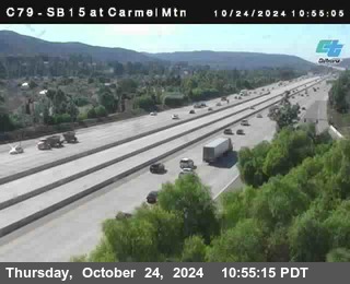 NB 15 at Carmel Mountain Rd.