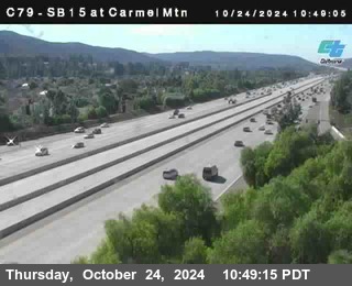 NB 15 at Carmel Mountain Rd.