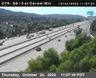 NB 15 at Carmel Mountain Rd.