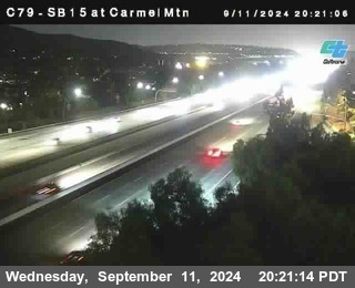 NB 15 at Carmel Mountain Rd.