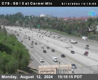 NB 15 at Carmel Mountain Rd.