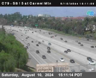 NB 15 at Carmel Mountain Rd.