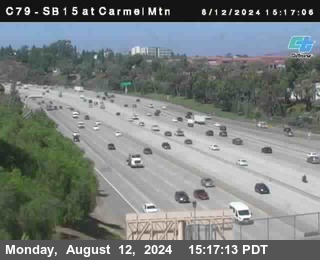 NB 15 at Carmel Mountain Rd.