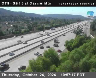 NB 15 at Carmel Mountain Rd.