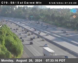 NB 15 at Carmel Mountain Rd.