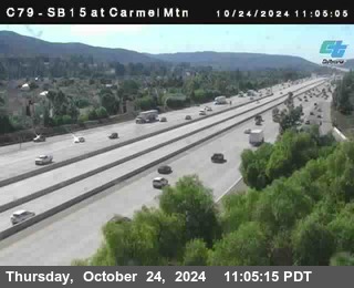 NB 15 at Carmel Mountain Rd.