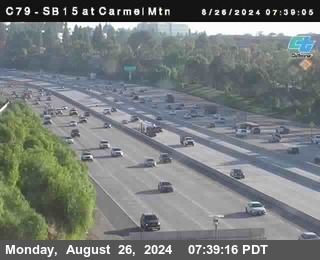 NB 15 at Carmel Mountain Rd.