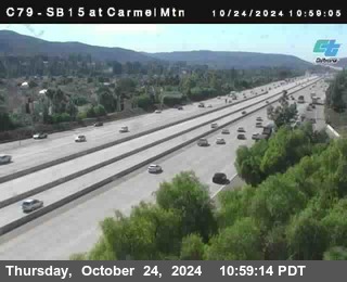 NB 15 at Carmel Mountain Rd.