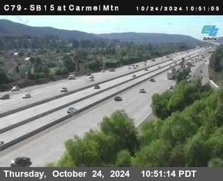 NB 15 at Carmel Mountain Rd.