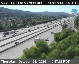 NB 15 at Carmel Mountain Rd.