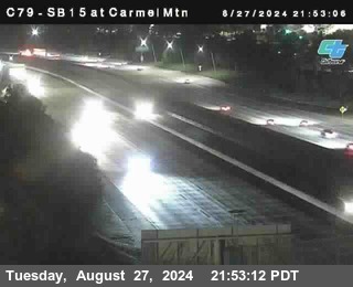 NB 15 at Carmel Mountain Rd.