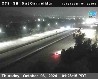 NB 15 at Carmel Mountain Rd.