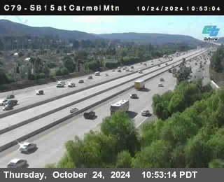 NB 15 at Carmel Mountain Rd.