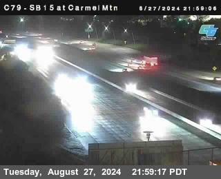 NB 15 at Carmel Mountain Rd.