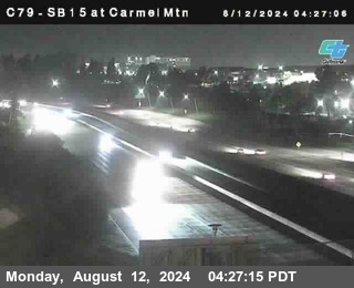 NB 15 at Carmel Mountain Rd.