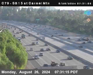 NB 15 at Carmel Mountain Rd.