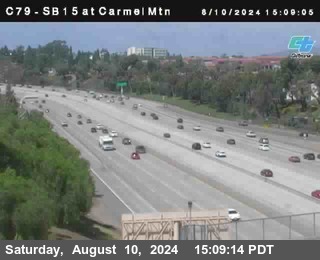 NB 15 at Carmel Mountain Rd.