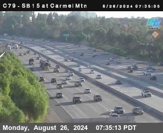 NB 15 at Carmel Mountain Rd.