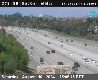 NB 15 at Carmel Mountain Rd.