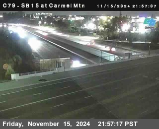 NB 15 at Carmel Mountain Rd.