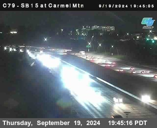 NB 15 at Carmel Mountain Rd.