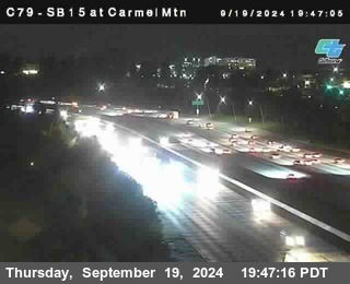 NB 15 at Carmel Mountain Rd.