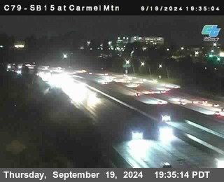 NB 15 at Carmel Mountain Rd.