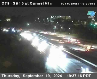 NB 15 at Carmel Mountain Rd.